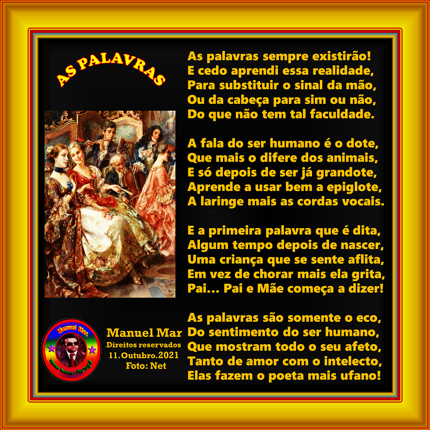 AS PALAVRAS AS PALAVRAS