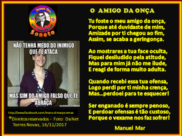 O AMIGA DA ONÇA O AMIGA DA ONÇA