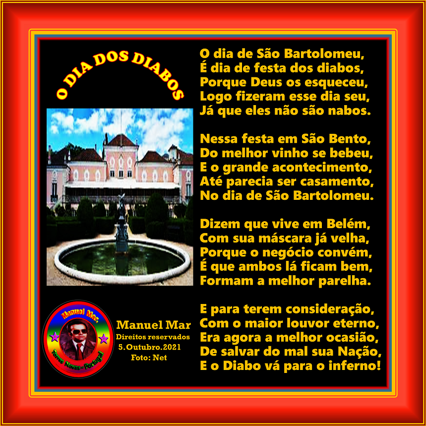 O DIA DOS DIABOS O DIA DOS DIABOS