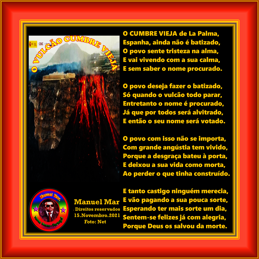 O VULCÃO CUMBRE VIEJA O VULCÃO CUMBRE VIEJA