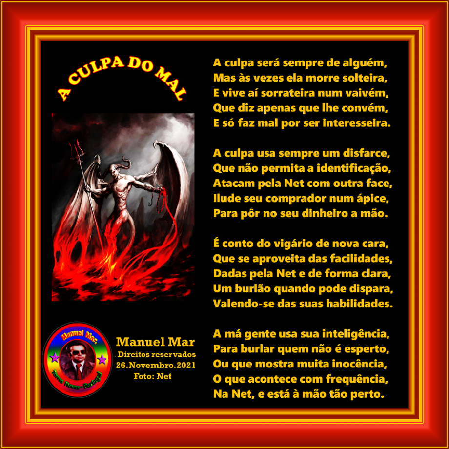 A CULPA DO MAL