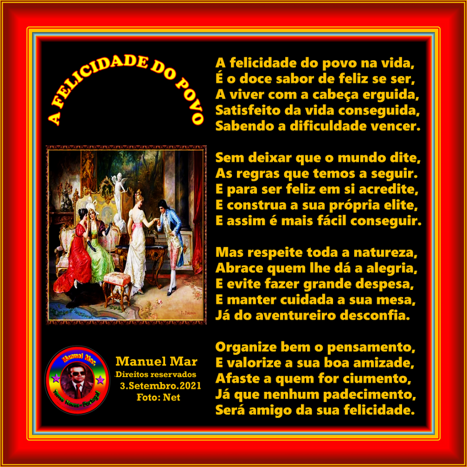 A FELICIDADE DO POVO A FELICIDADE DO POVO