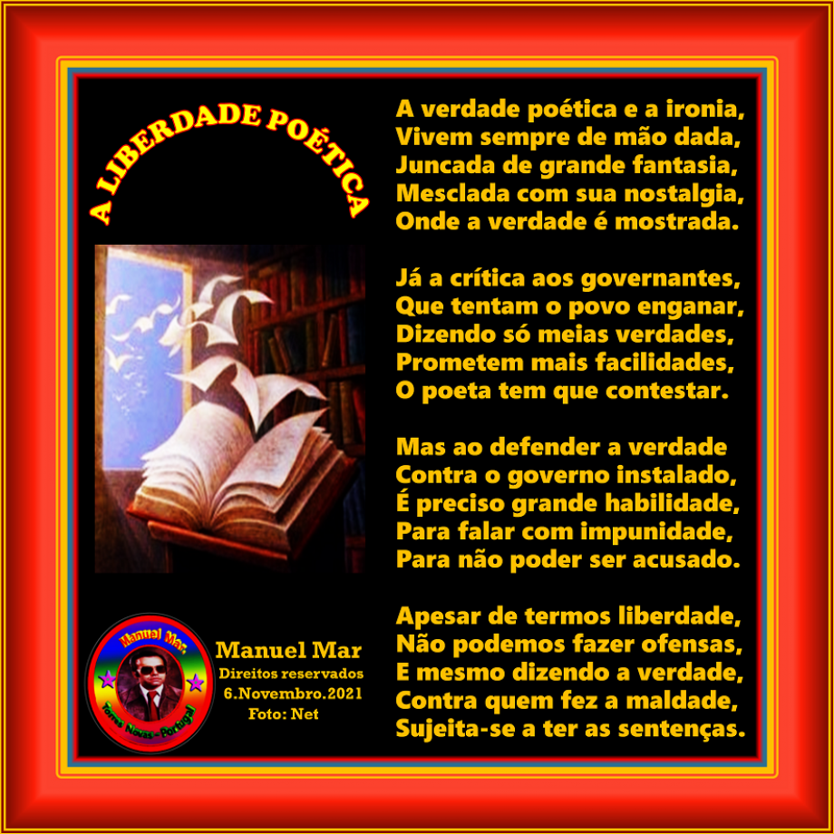 A LIBERDADE POÉTICA A LIBERDADE POÉTICA