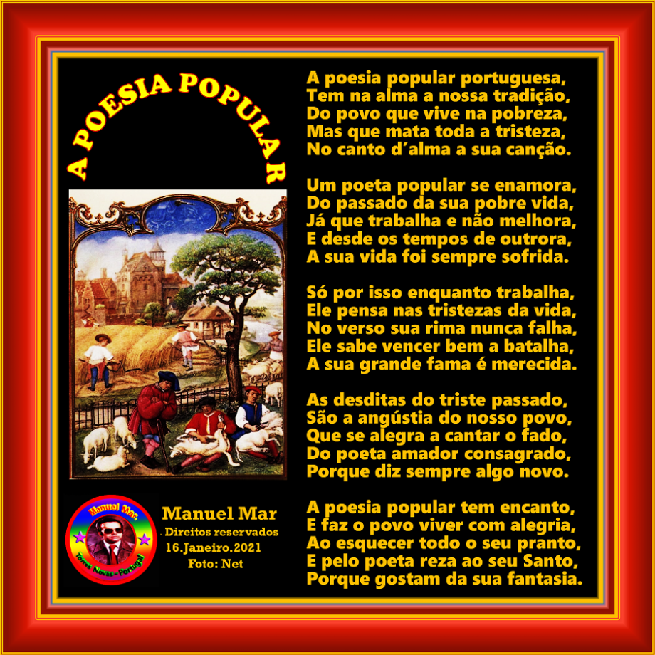A POESIA POPULAR A POESIA POPULAR