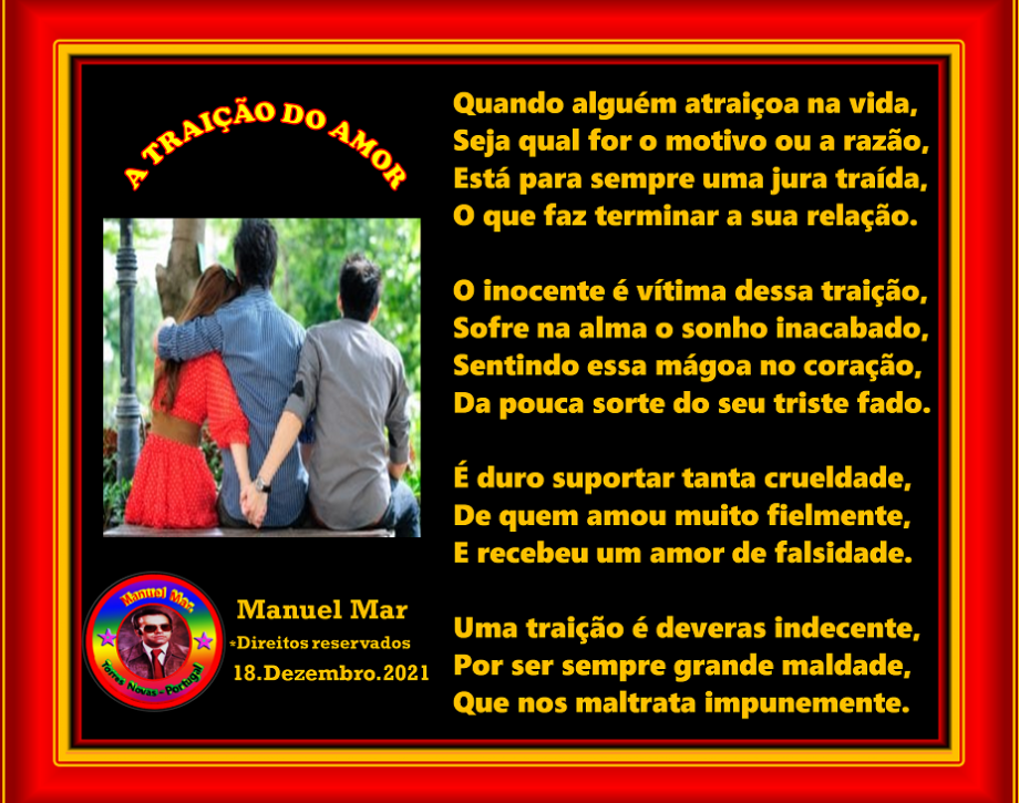 A TRAIÇÃO DO AMOR A TRAIÇÃO DO AMOR