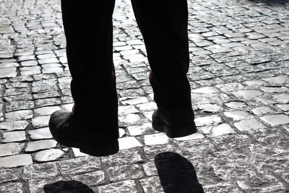 Set the feet on the ground but fly with your mind