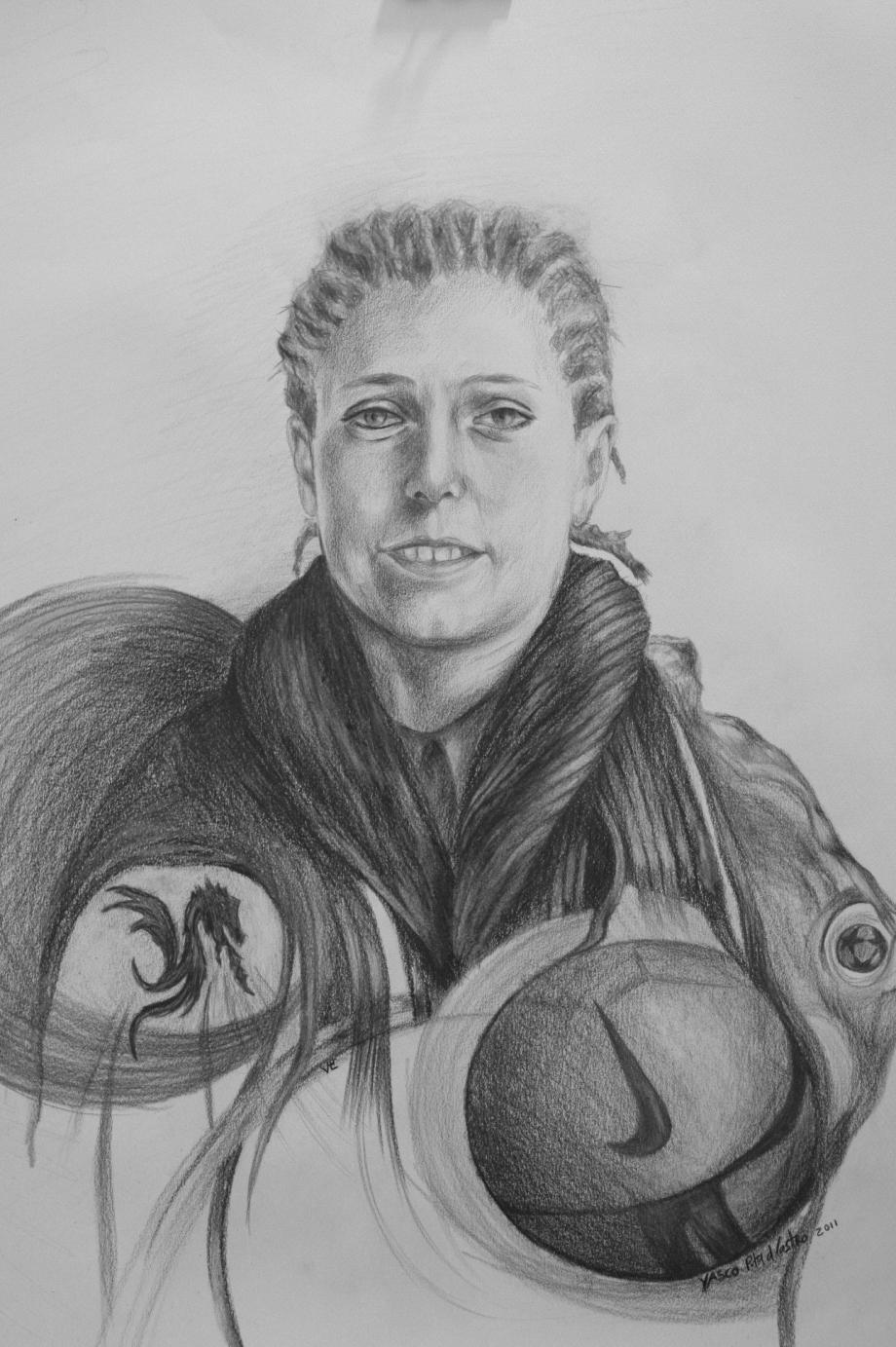 Desenho executado por Vasco Pimenta de Castro