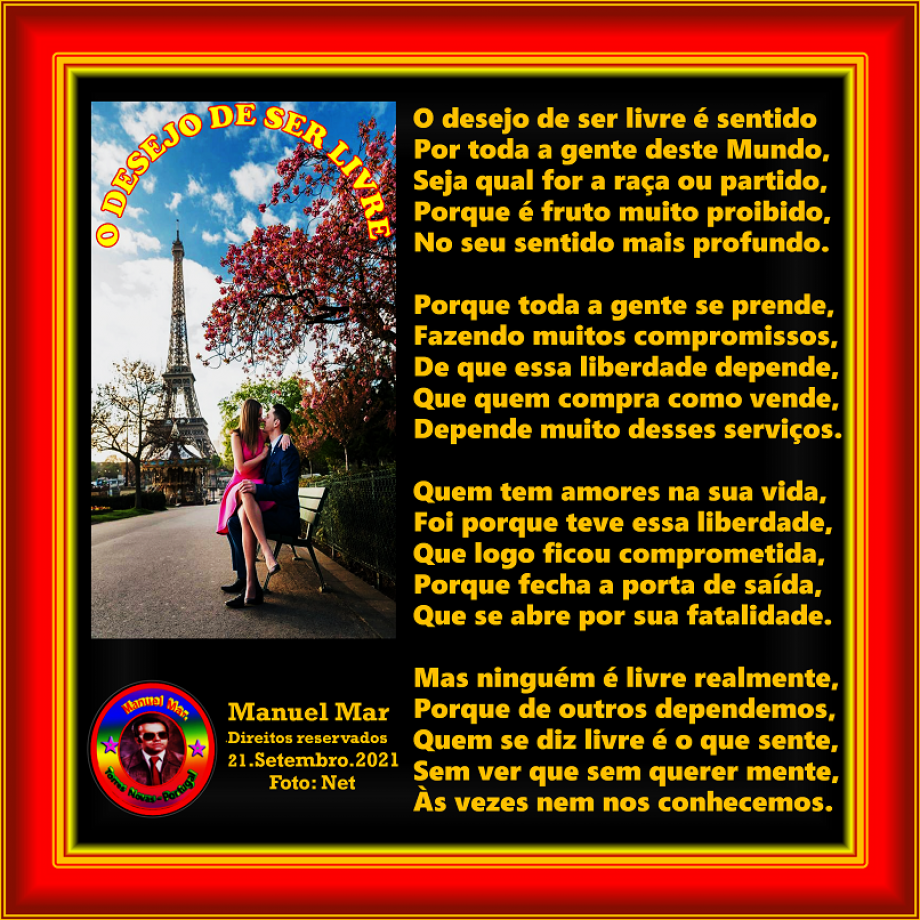 O DESEJO DE SER LIVRE O DESEJO DE SER LIVRE