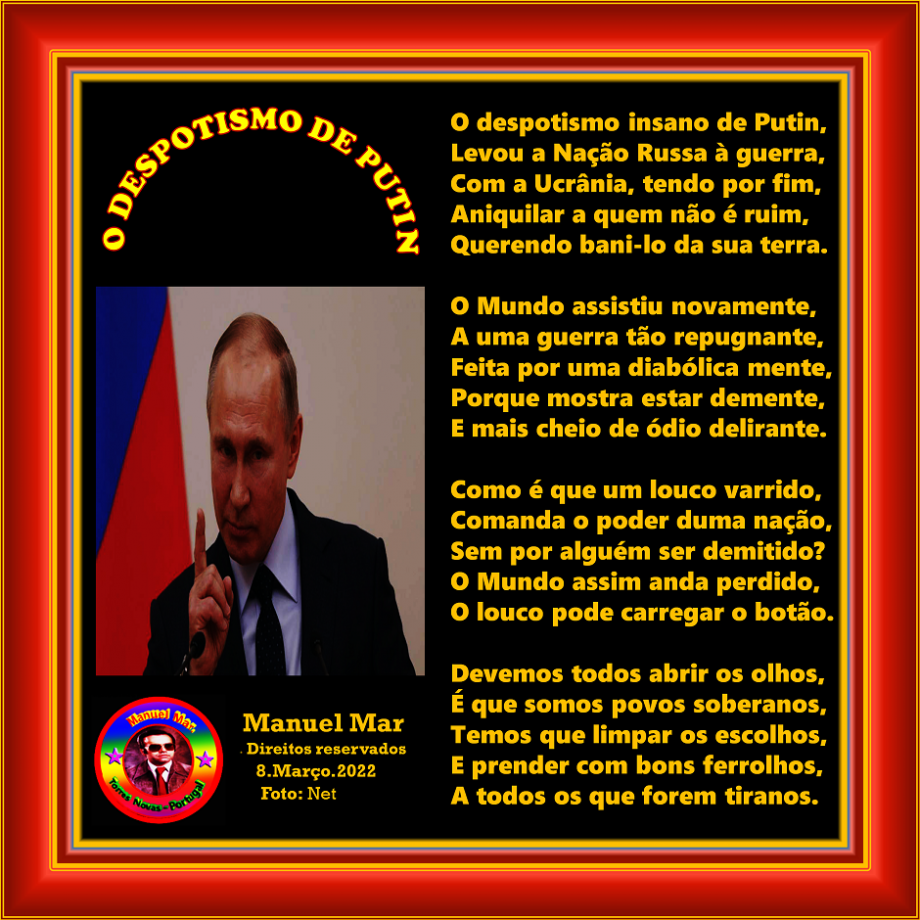 O DESPOTISMO DE PUTIN O DESPOTISMO DE PUTIN