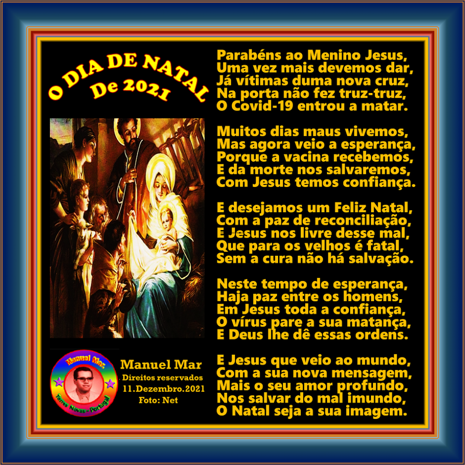 O DIA DE NATAL DE 2021 O DIA DE NATAL DE 2021