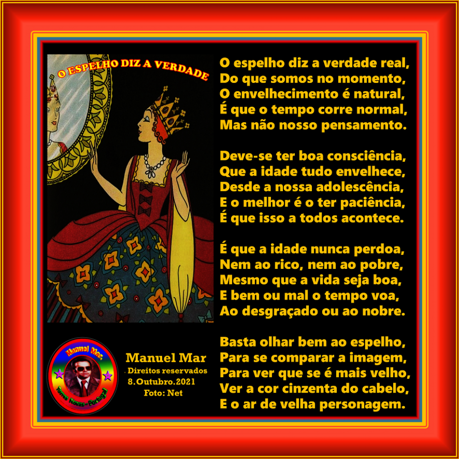 O ESPELHO DIZ A VERDADE O ESPELHO DIZ A VERDADE