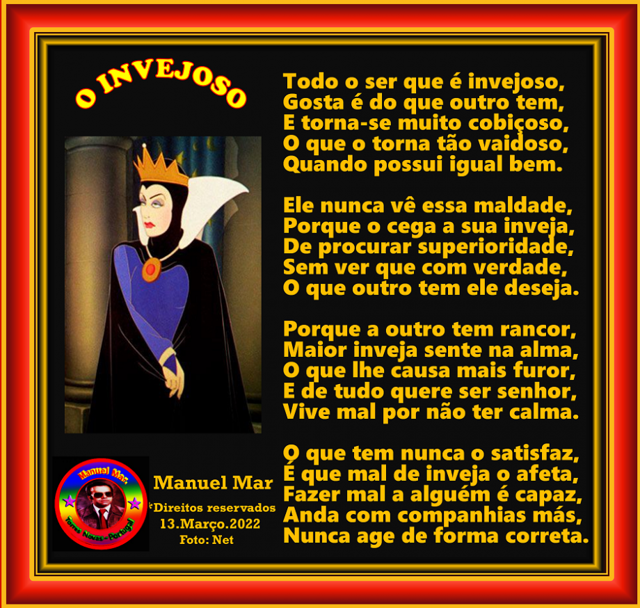 O INVEJOSO O INVEJOSO