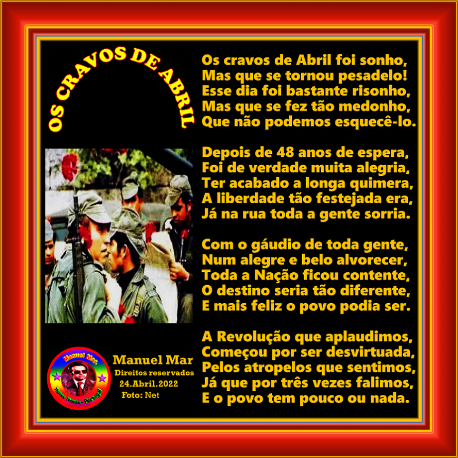 OS CRAVOS DE ABRIL OS CRAVOS DE ABRIL