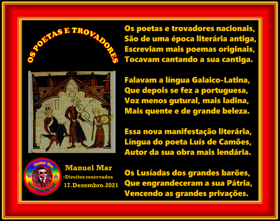 OS POETAS E TROVADORES OS POETAS E TROVADORES