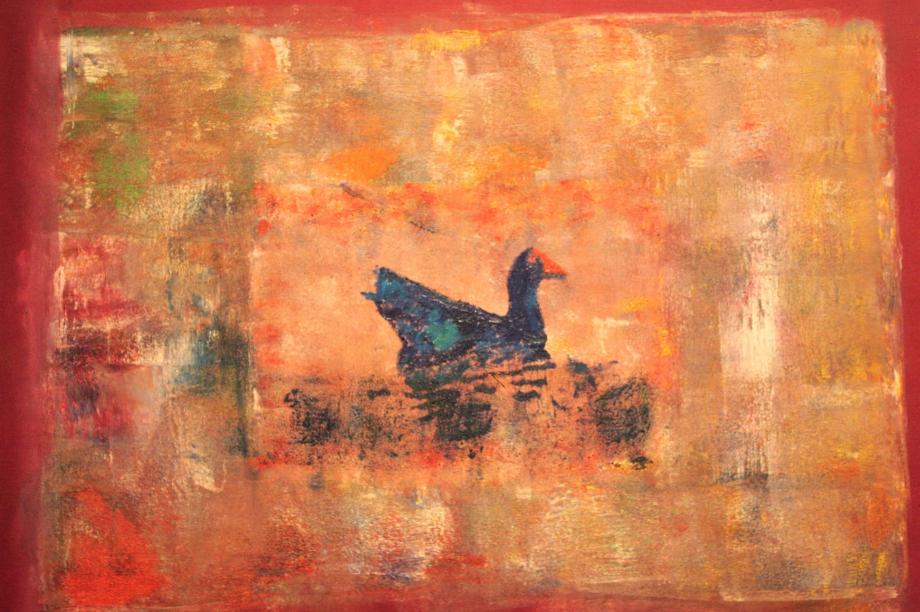 Cisne Pintura de Joaquim Prendas