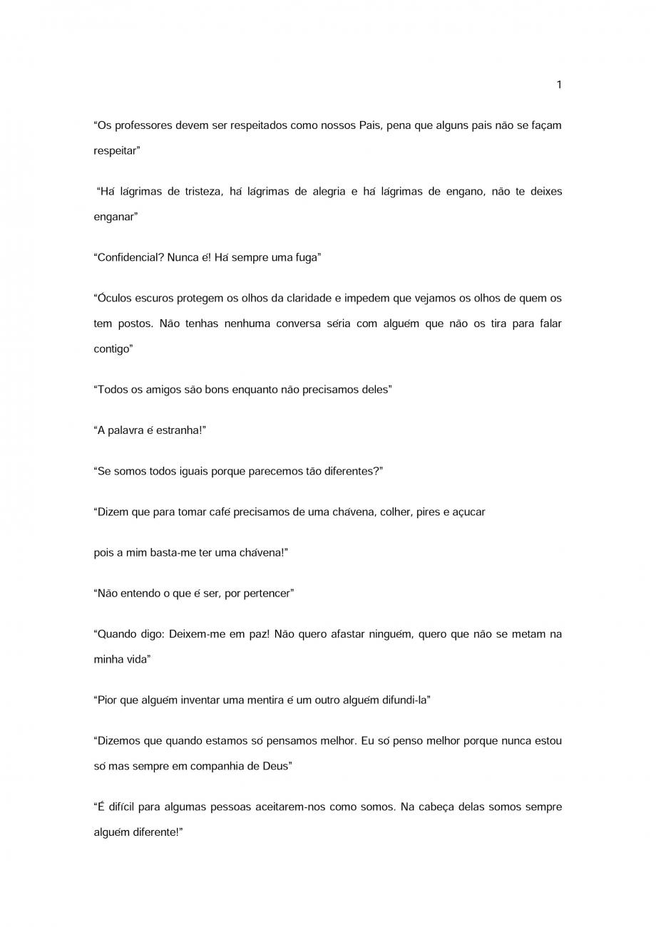 Retalhos das Conversas Modernas nas Redes Sociais Pensamentos