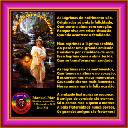 AS LÁGRIMAS DO SOFRIMENTO