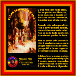 FALAR SEM DIZER NADA