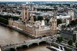 Parlamento Inglês e Big Ben vistos do London Eye
