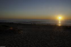 Foto tirada no primeiro dia 2015, o primeiro Pôr do Sol deste novo ano, na praia da Fonte de Telha