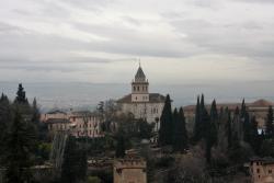 A Alhambra ou, preferencialmente, Alambra (em árabe: الحمراء; "a Vermelha") localiza-se na cidade e município de Granada, 
