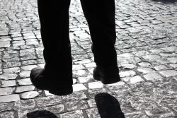 Set the feet on the ground but fly with your mind