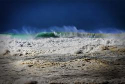 Mar agitado em Sagres.