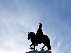 De Lisboa a ver o rio, Dom José I no seu elegante cavalo