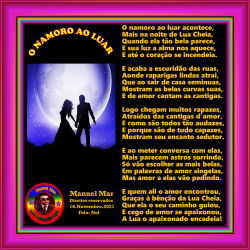 O NAMORO AO LUAR