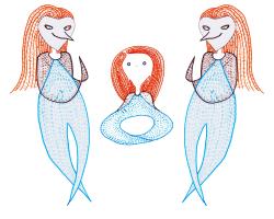 Dança da chuva - ilustração